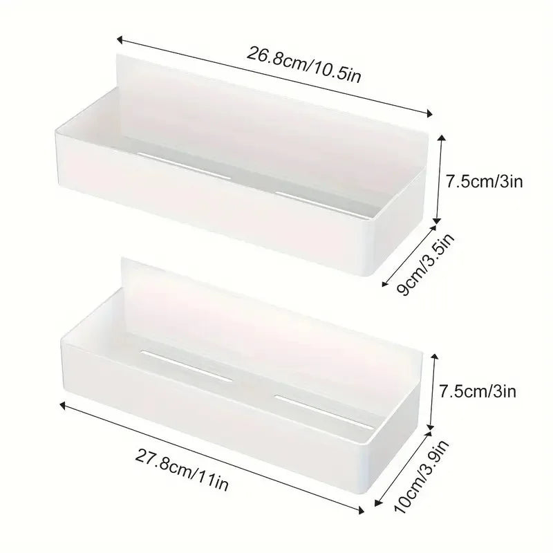 Magnetic Fridge Spice Rack Organizer Kitchen Storage Shelf Metal Wall Mounted for Jars Container Basket Seasoning Storage Box