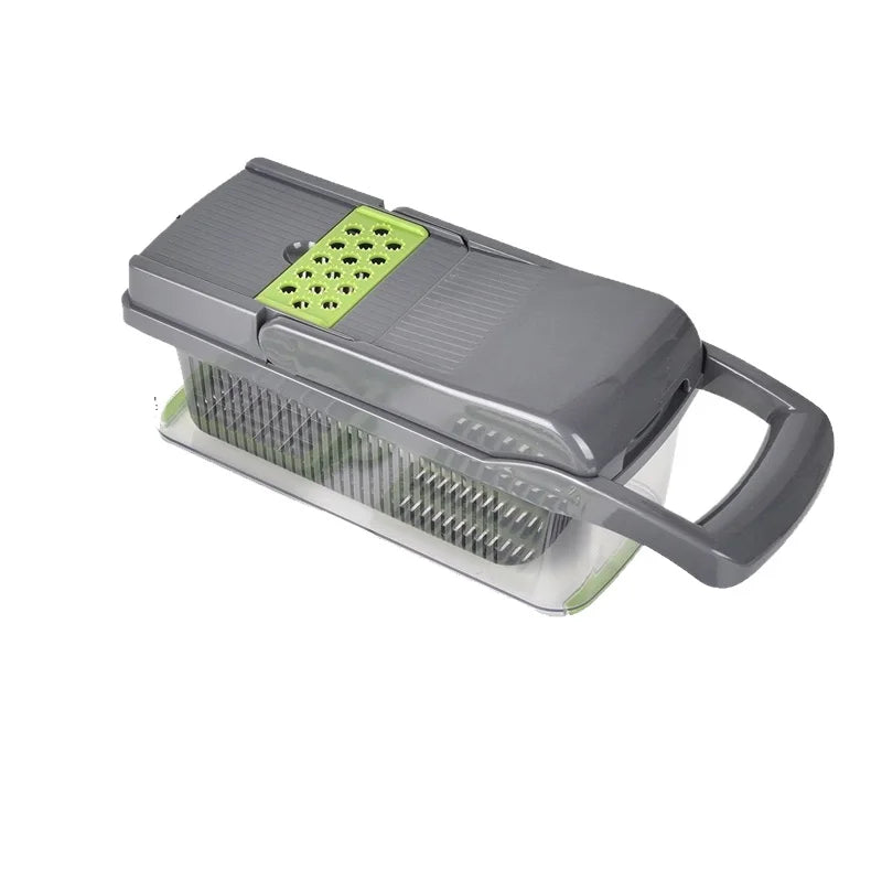 Multifunctional Vegetable Slicer & Chopper, Mandoline Grater for Cutting, Slicing, Shredding & Dicing Food