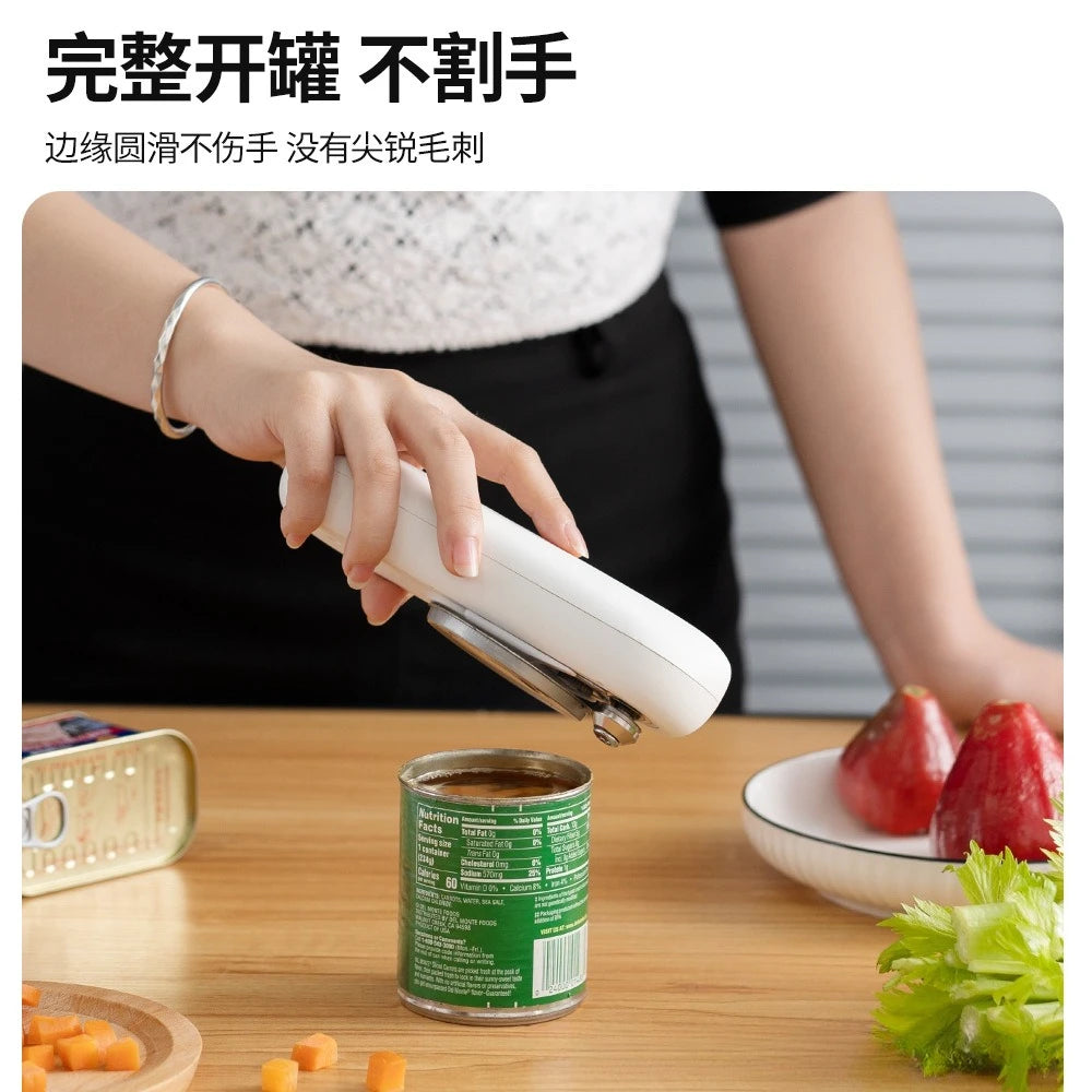 Portable Wireless Automatic Electric Can Opener Mini Multifunctional Hand-Free Can Opener