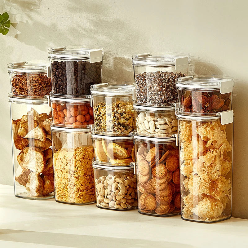 Vacuum Seal Container Coffee Beans Sealed Tank Electric Vacuum Jar Cereals Rice Storage Box Moisture-Proof Sealed Canister