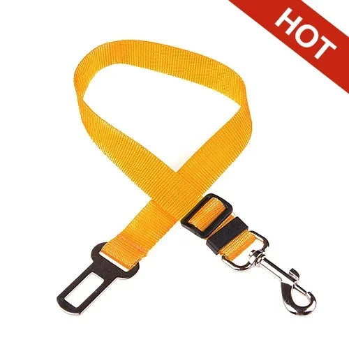 Pet Cat Dog Car Seat Belt Adjustable Pet Seat Vehicle Harness Lead Clip Safety Lever Traction Dog Collars Accessoires for Dogs
