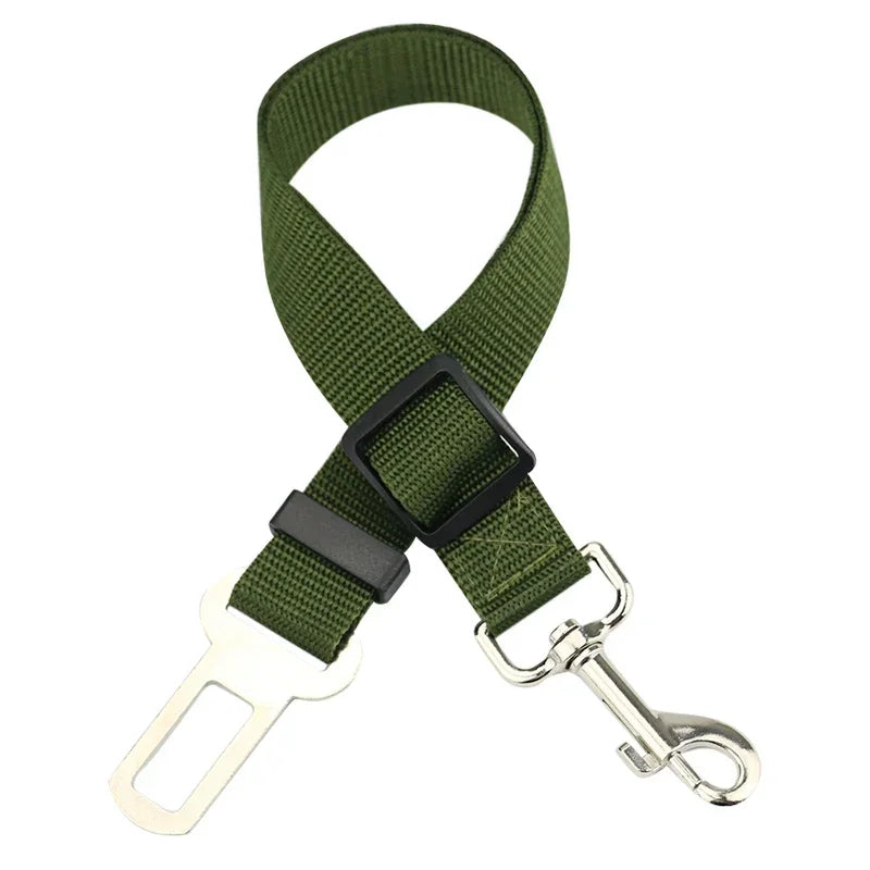 Pet Cat Dog Car Seat Belt Adjustable Pet Seat Vehicle Harness Lead Clip Safety Lever Traction Dog Collars Accessoires for Dogs
