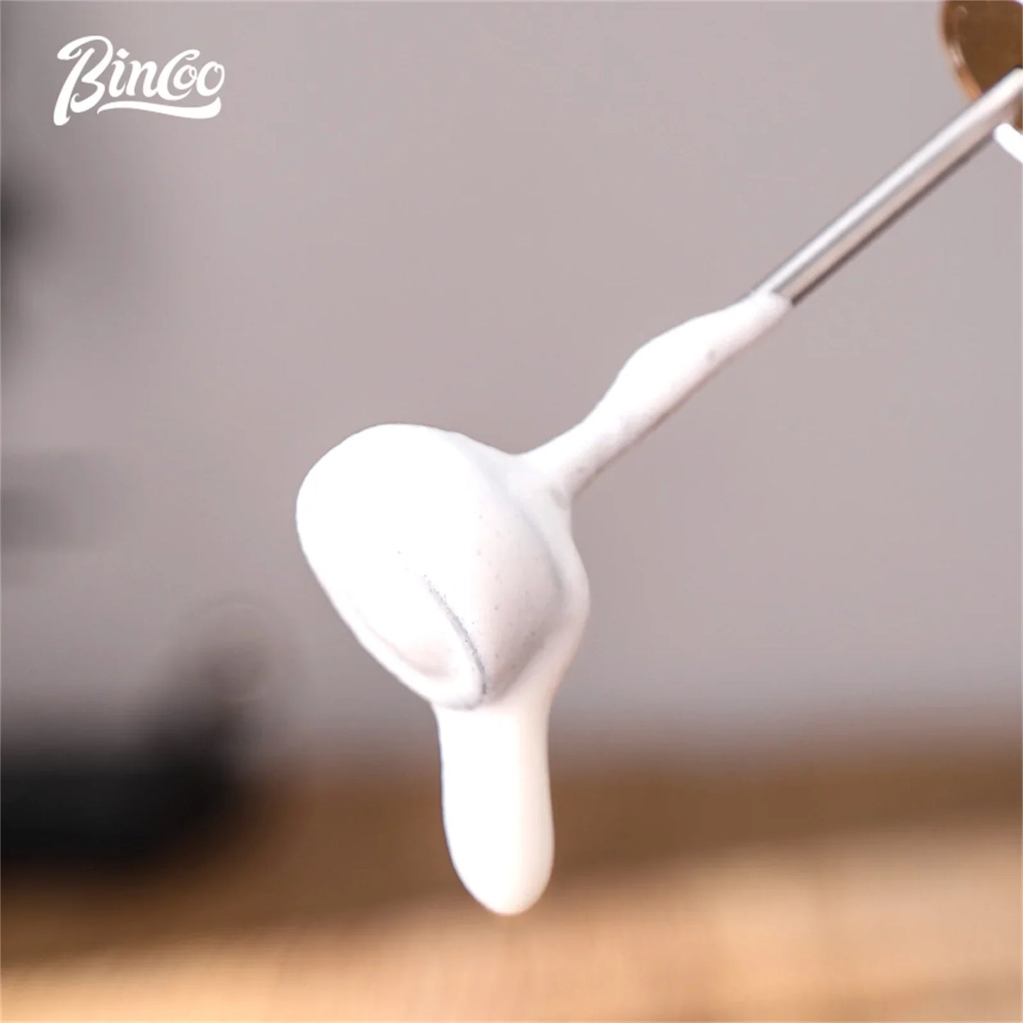 Bincoo UPGRADED Electric Coffee Frother/MILK Whisk+Egg Beater MINI Food Blender USB Rechargeable Handheld 2 Speeds Espresso Tool