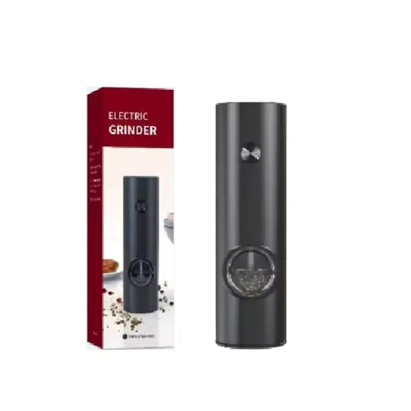 CROSIKO KYMQ-14BS LED Electric Pepper Salt Grinder 5 Gear Adjustable Ceramic Grinding Mill Kitchen Gadget