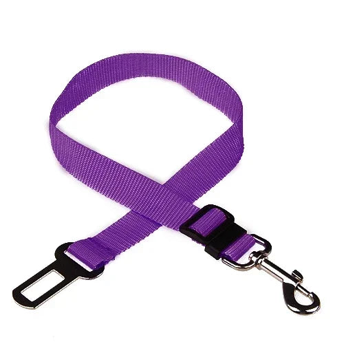 Pet Cat Dog Car Seat Belt Adjustable Pet Seat Vehicle Harness Lead Clip Safety Lever Traction Dog Collars Accessoires for Dogs