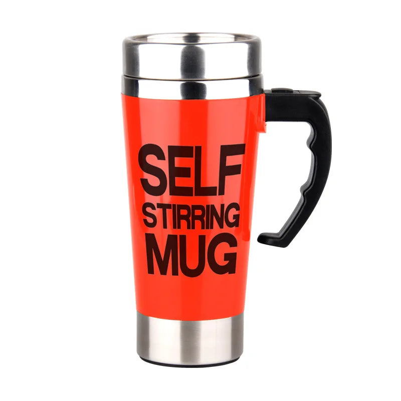 450ML Automatic Stirring Electric Mixing Cup Coffee Milk Self Stirring Mug Stainless Steel Thermal Smart Double Insulated Cup