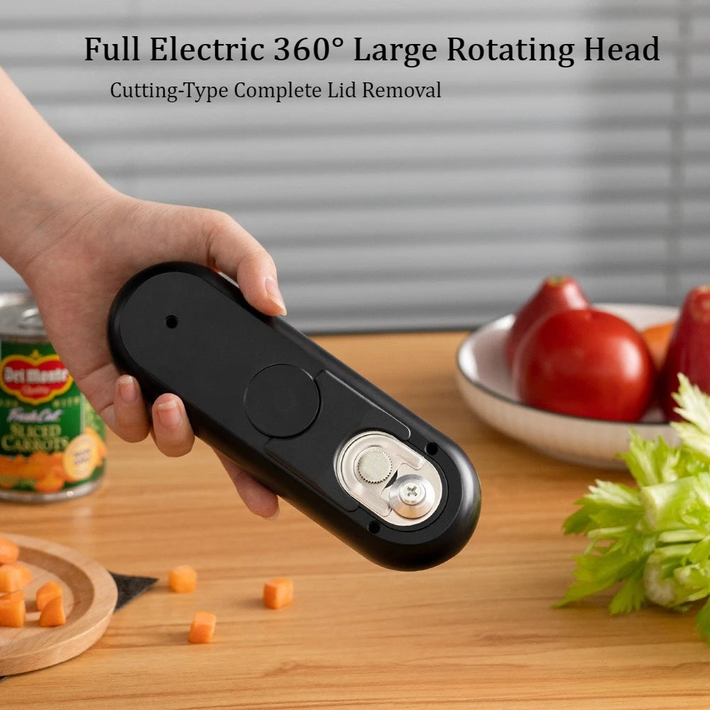 Portable Wireless Automatic Electric Can Opener Mini Multifunctional Hand-Free Can Opener