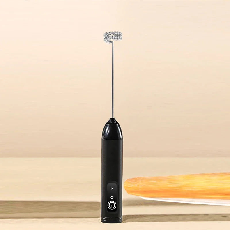 Wireless Milk Frothers Electric Handheld Blender Electrical Mini Coffee Maker Whisk Mixer with USB for Coffee Cappuccino Cream