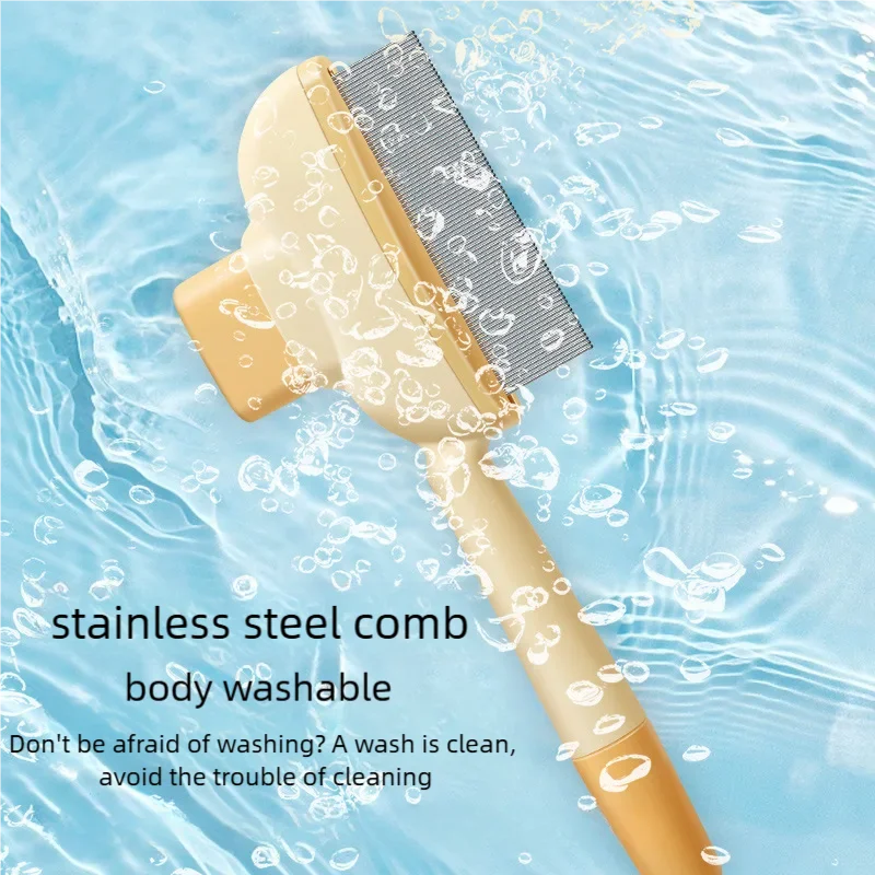Dog Comb Pet Hair Remover One Button Dogs Brush Self-cleaning Cat Brush Massage Combs for Dog Grooming Brushes for Pet Products