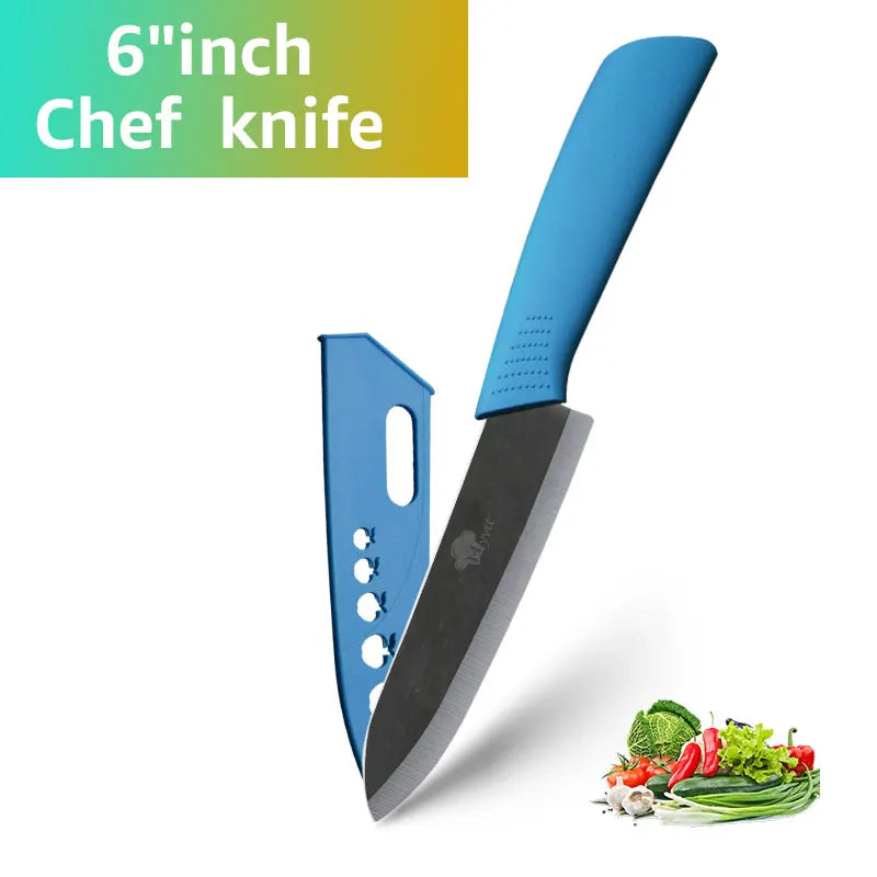 Ceramic Knives Kitchen knives Set 3 4 5 6 inch Chef knife Cook Set Chef Utility Slicer Vegetable Peeler White Zirconia Blade