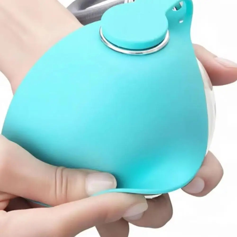 Portable Dog Water Bottle with Foldable Silicone Bowl, Leak-Proof Backflow,Large Capacity Pet Water Dispenser for Dogs & Cats