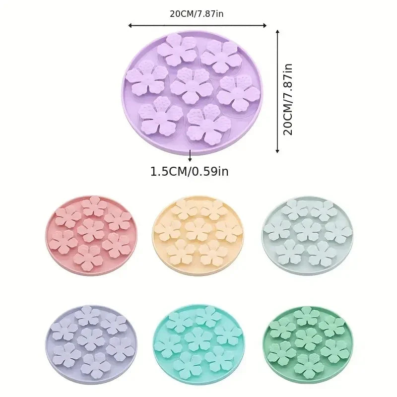 Silicone pet slow feeding mat dog licking mat round with suction cup anti-suffocation cat slow feeding mat