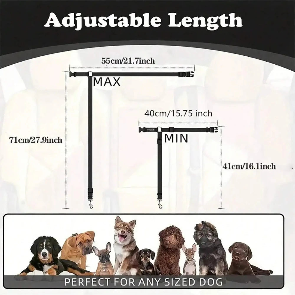 1Pcs 40-70cm Adjustable Pet Car Seat Belt Dog Cat Safety Harness Leash with Flower Decor for Dogs Travel Collar Pet Accessories