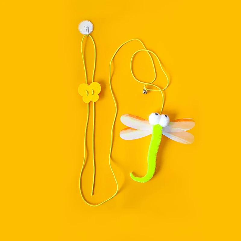 Interactive Cat Toy Hanging Simulation Cat Toy Funny Self-hey Interactive Toy for Kitten Playing Teaser Wand Toy Cat Supplies