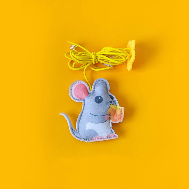 Interactive Cat Toy Hanging Simulation Cat Toy Funny Self-hey Interactive Toy for Kitten Playing Teaser Wand Toy Cat Supplies