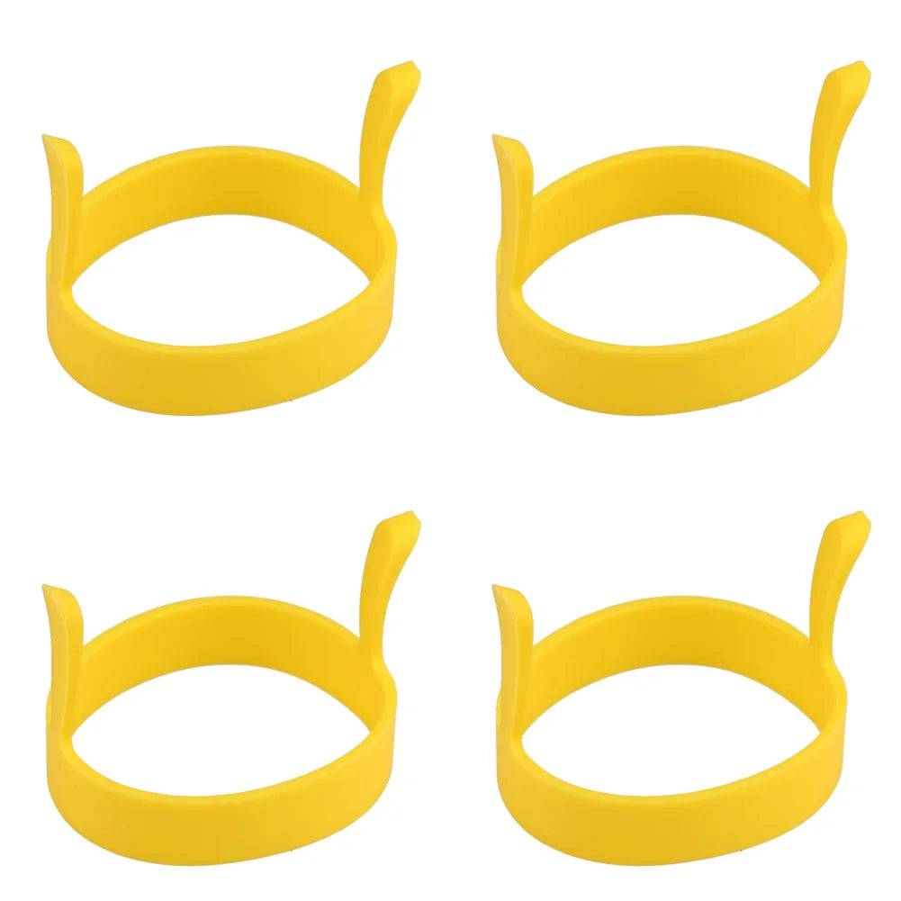 10-1pcs Silicone Ring Fried Egg Mold Food Grade Egg Cooker Heat Resistant Nonstick Pancake Round Molds DIY Utensils for Cooking
