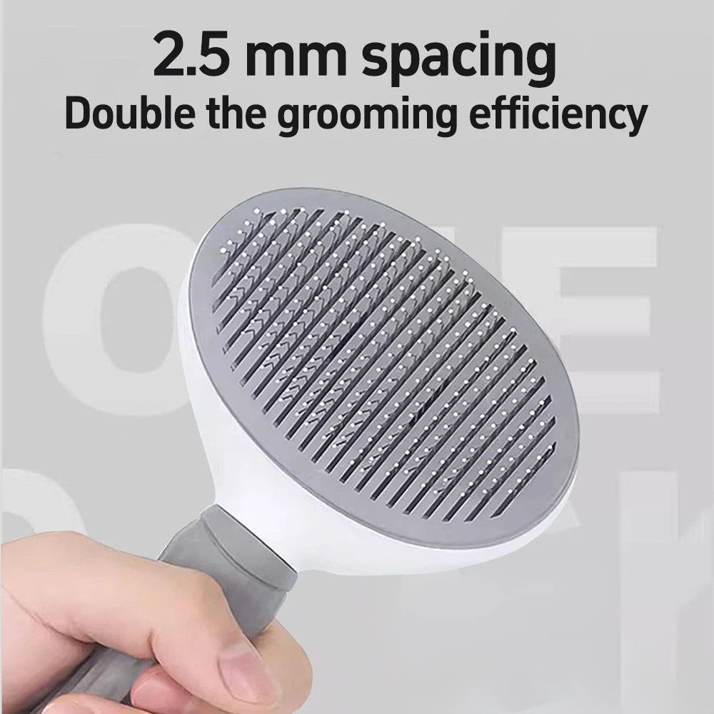 Pet Dog Brush Cat Comb Self Cleaning Pet Hair Remover For Dogs Cats Grooming Tools Pets Dematting Comb Pet Grooming Accessories