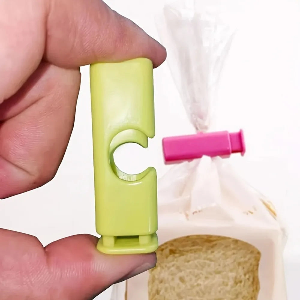 Food Bag Sealing Clips 12 Pcs Reusable Spring Loaded Bread Snack Bag Clips for Kitchen Food Fresh Keeping Storage Sealed Storage