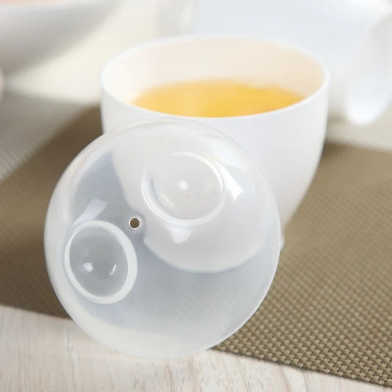 TXM Microwave Egg Cooker White Microwave Oven Cup Poacher Egg Boiler Steamer Cooking Tool Kitchen Accessories