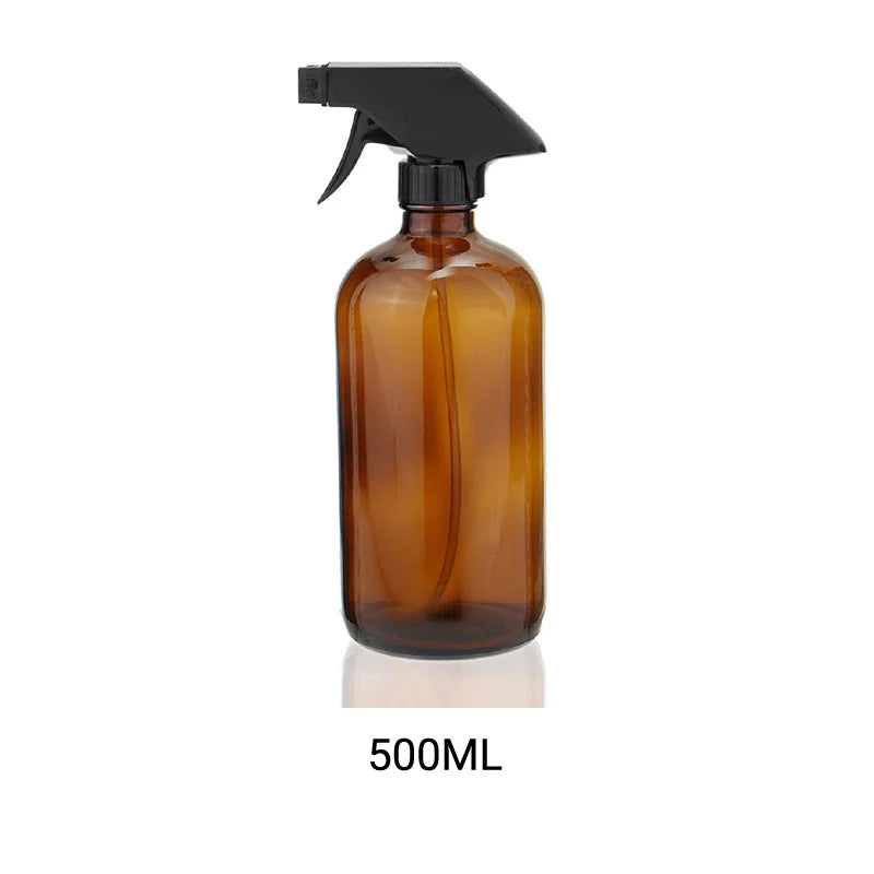 10/15/20/30/50/100/500ml Amber Glass Spray/Dropper Bottles Sprayer Trigger Aromatherapy Dispenser Roller on for Essential Oil