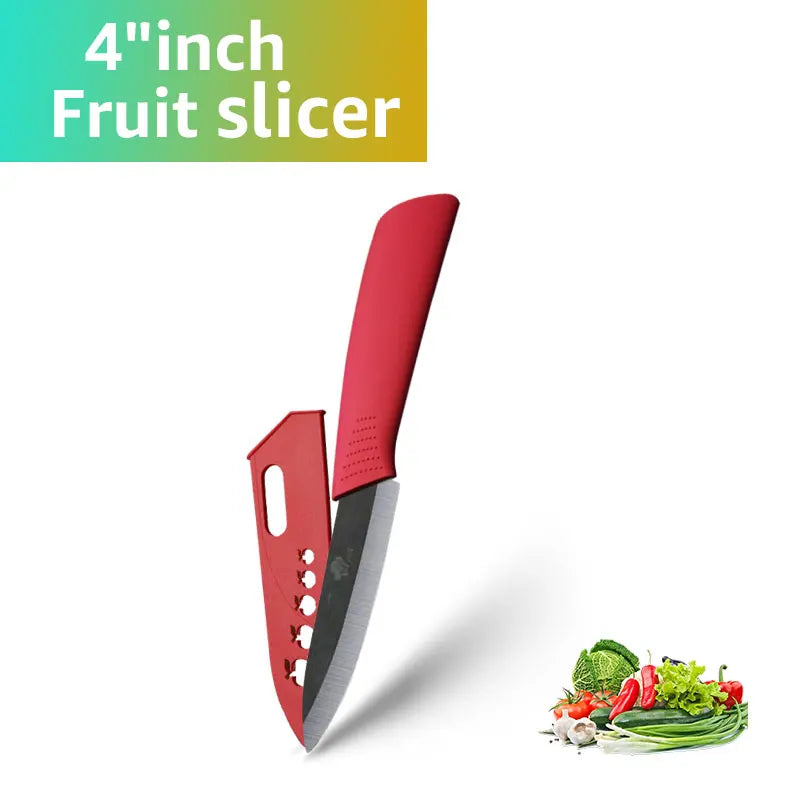Ceramic Knives Kitchen knives Set 3 4 5 6 inch Chef knife Cook Set Chef Utility Slicer Vegetable Peeler White Zirconia Blade