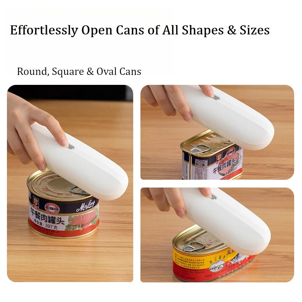 Portable Wireless Automatic Electric Can Opener Mini Multifunctional Hand-Free Can Opener
