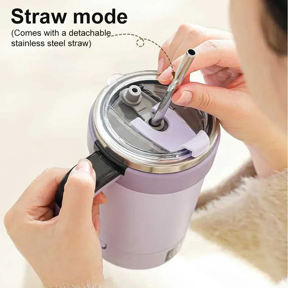 USB Automatic Detachable Coffee Cup Intelligent Temperature Measuring Rechargeable Mug Warm Coaster Magnetic Stirring Cup LIYI