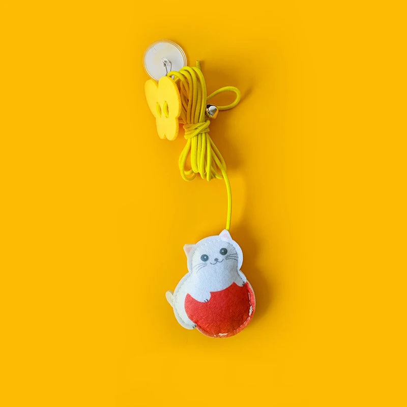 Interactive Cat Toy Hanging Simulation Cat Toy Funny Self-hey Interactive Toy for Kitten Playing Teaser Wand Toy Cat Supplies