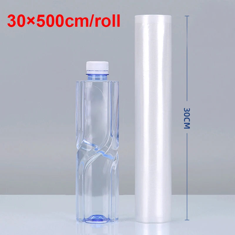 Food Vacuum Bags Sealer Storage Packaging Bags for Kitchen Vacuum Seal Keep Food Fresh BPA-Free 5 Size Vacuum Sealing Rolls Bags