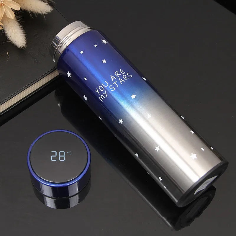 Smart Stainless Steel Thermal Bottle Display Temperature Thermal Mug  Food Thermos For Tea Water Bottle With Heating Travel Cup
