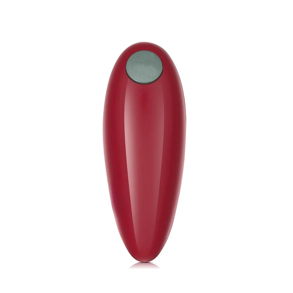 1pc Red Electric Can Opener Bottle Opener Easy Can Opener Automatic Can Opener With Smooth Edge Kitchen Tools