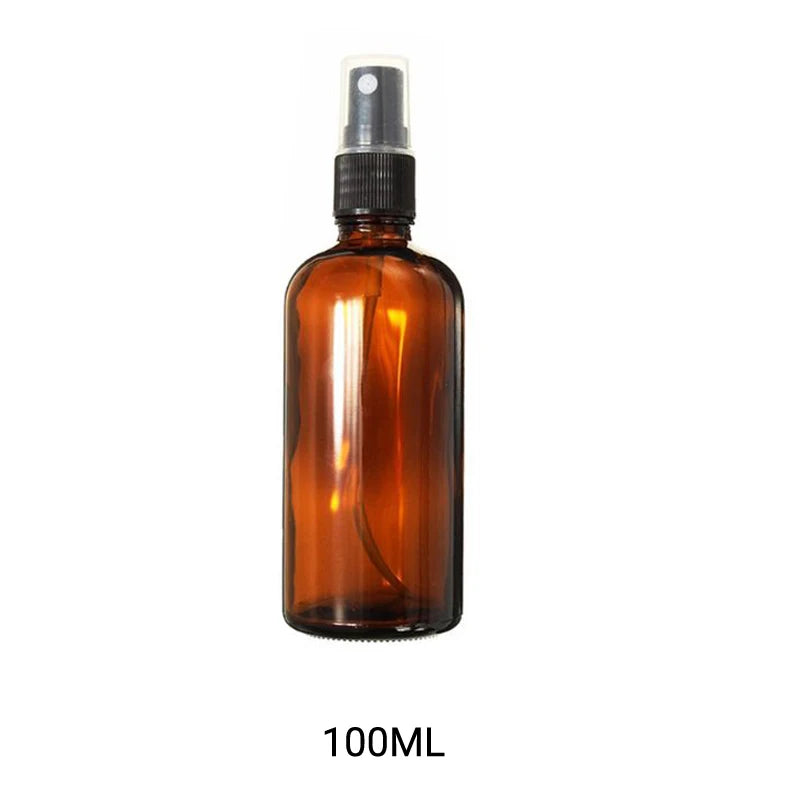 10/15/20/30/50/100/500ml Amber Glass Spray/Dropper Bottles Sprayer Trigger Aromatherapy Dispenser Roller on for Essential Oil