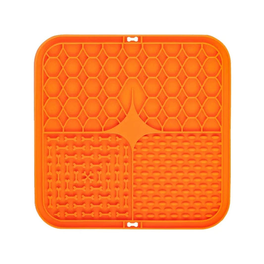 Pet Lick Silicone Mat Slow Feeder Dog Food Plate Bathing Distraction Sucker Training Feeder for Dogs Kitchen Supplies