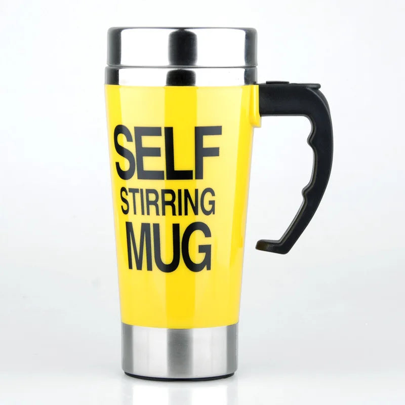 450ML Automatic Stirring Electric Mixing Cup Coffee Milk Self Stirring Mug Stainless Steel Thermal Smart Double Insulated Cup