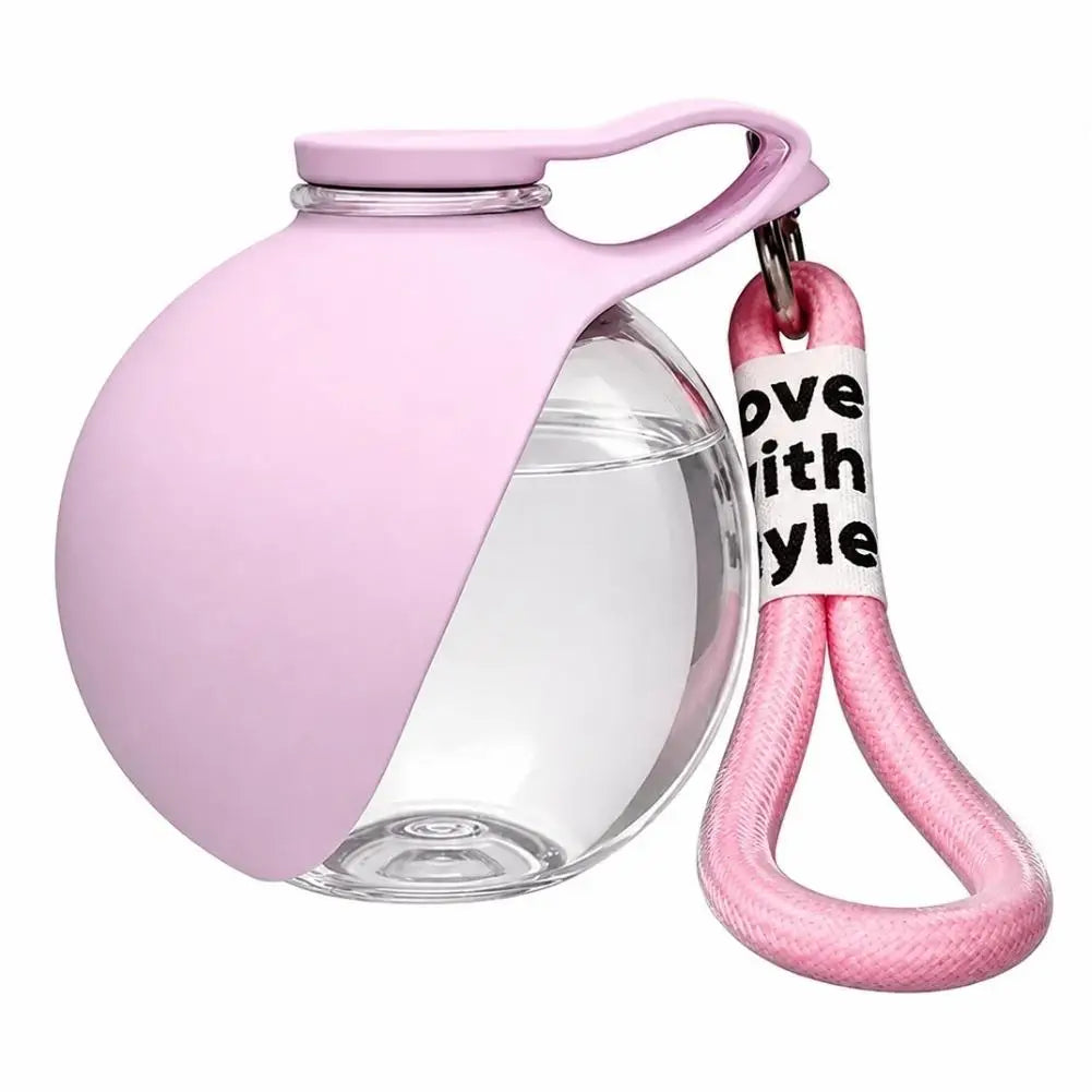 Portable Dog Water Bottle with Foldable Silicone Bowl, Leak-Proof Backflow,Large Capacity Pet Water Dispenser for Dogs & Cats