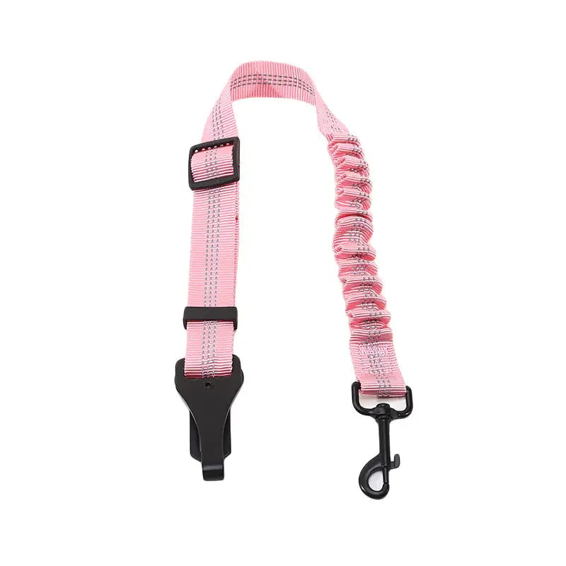 Adjustable Pet Dog Car Seat Belt Safety Leash Vehicle Belts Reflective Nylon Rope Harness Dog Accessories for Small Large Dogs