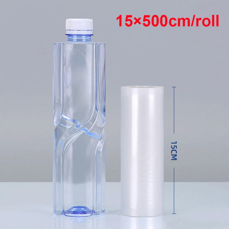 Food Vacuum Bags Sealer Storage Packaging Bags for Kitchen Vacuum Seal Keep Food Fresh BPA-Free 5 Size Vacuum Sealing Rolls Bags