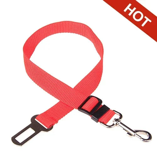 Pet Cat Dog Car Seat Belt Adjustable Pet Seat Vehicle Harness Lead Clip Safety Lever Traction Dog Collars Accessoires for Dogs