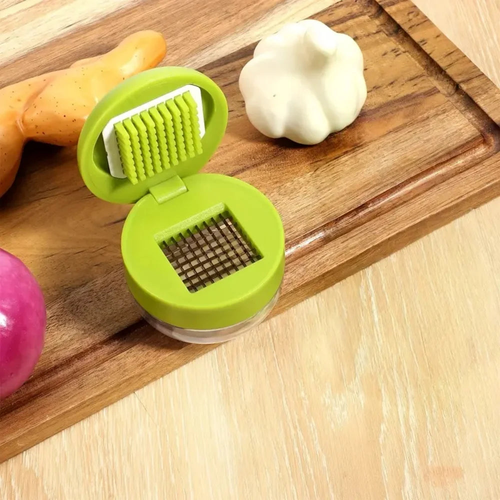 1 Manual Garlic Press & Mincer, Ginger Crusher, Kitchen Tool Vegetable Slicer, Peeler, Small Gadget, Fruit Slicer Kitchen Utensi