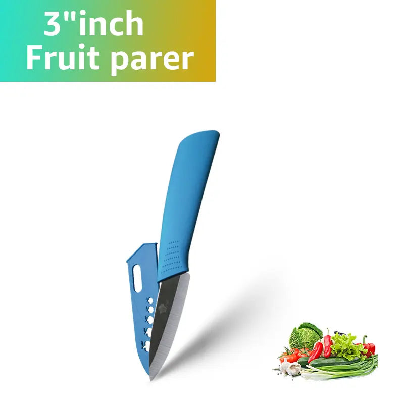 Ceramic Knives Kitchen knives Set 3 4 5 6 inch Chef knife Cook Set Chef Utility Slicer Vegetable Peeler White Zirconia Blade