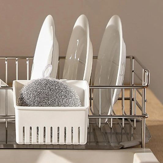 Cutlery Drying Rack Kitchen Sink Dish Rack Hanging Drainer Knife and Fork Storage Basket Expandable Cutlery Drainer
