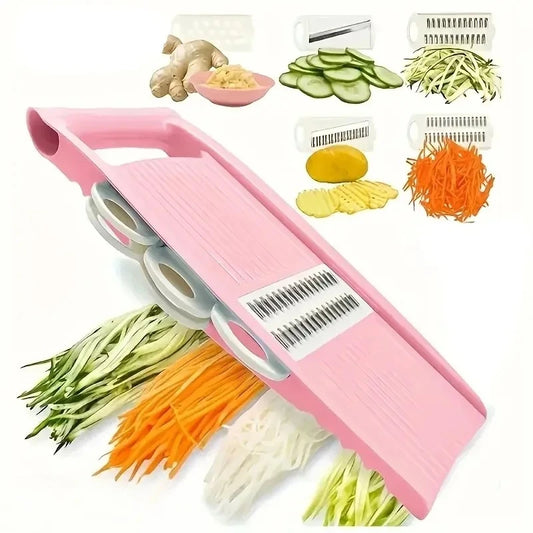 Mandoline Slicer for Kitchen 5-in-1 Mandoline Food Slicer,Potato/Cheese/Vegetable/Carrot/Cucumber Grater