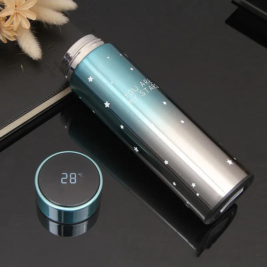Smart Stainless Steel Thermal Bottle Display Temperature Thermal Mug  Food Thermos For Tea Water Bottle With Heating Travel Cup