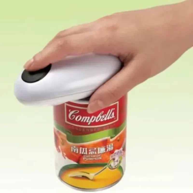 1pc Automatic Can Opener /Manual Jar Opener Tin  Touch None Sharp Edges Electric High Power Jar Tin Can Openers Kitchen Gadgets