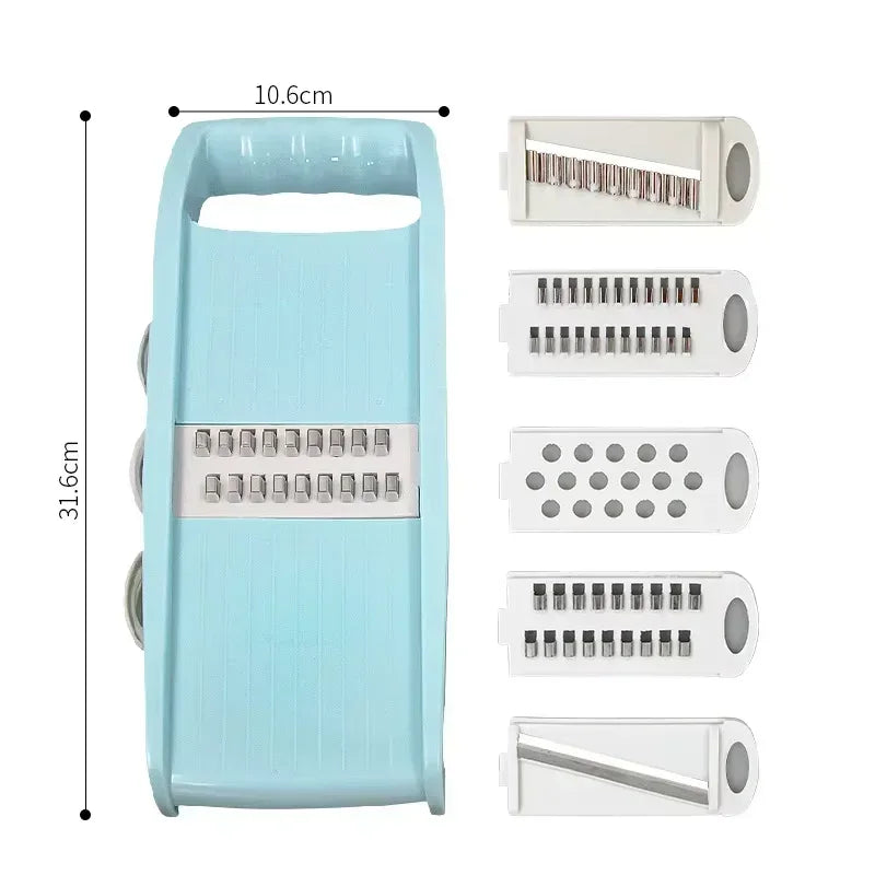 Mandoline Slicer for Kitchen 5-in-1 Mandoline Food Slicer,Potato/Cheese/Vegetable/Carrot/Cucumber Grater