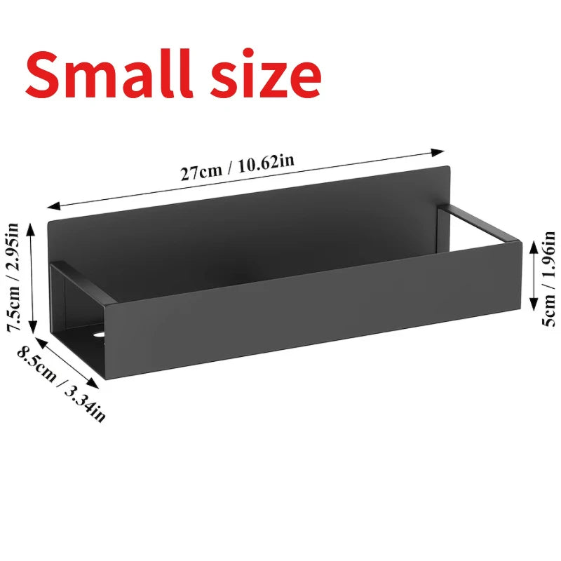 1pc Heavy Duty Magnetic Refrigerator Storage Rack Carbon Steel Refrigerator Spice Rack Strong Magnet, Space Saving Storage Rack