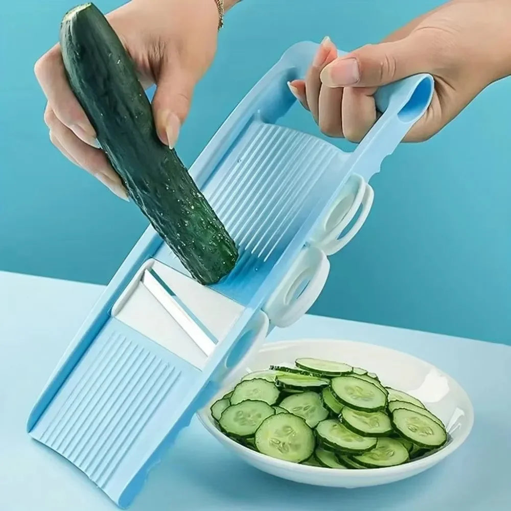Mandoline Slicer for Kitchen 5-in-1 Mandoline Food Slicer,Potato/Cheese/Vegetable/Carrot/Cucumber Grater