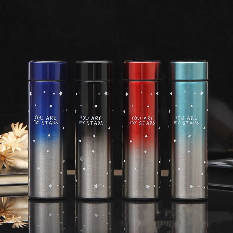 Smart Stainless Steel Thermal Bottle Display Temperature Thermal Mug  Food Thermos For Tea Water Bottle With Heating Travel Cup